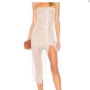 Majorelle Poka Dot Dress